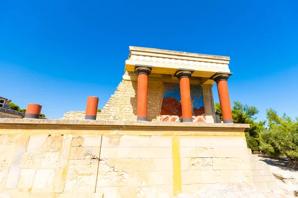 O Palácio de Cnossos. Creta. Grécia — Fotografia de Stock