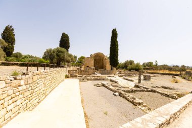 Gortys, Girit 'teki Apollo Tapınağı harabeleri.