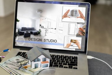 Grafik tasarımcısı logo tasarımı çiziyor. Yeni marka konsepti. Fikirle profesyonel yaratıcı uğraş.