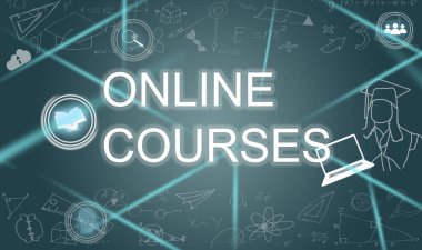 Online kurs, e-öğrenme. Çevrimiçi eğitim