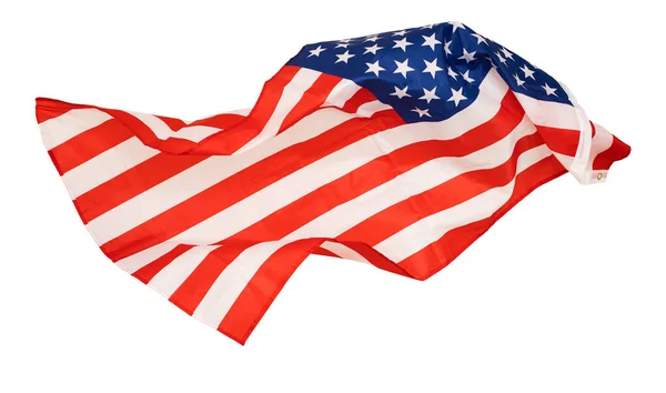 Afbeelding van de Amerikaanse vlag. Vlaggensjabloon van de Verenigde Staten voor horizontale banner. — Stockfoto