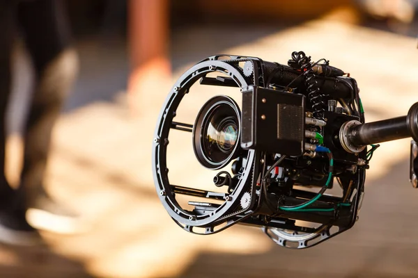 Vlogger equipamentos para filmar um filme ou um vídeo blog Drone Steadicam Camera Stabilizer. — Fotografia de Stock