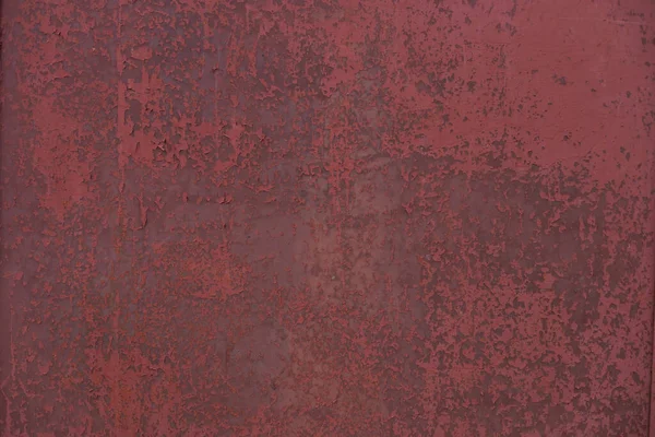 Grungy piros textúra, régi felület fém csónak, elvont háttér — Stock Fotó
