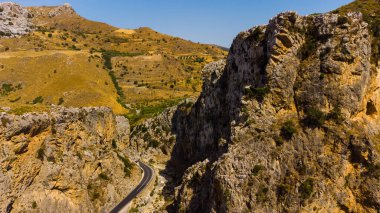 Yunanistan'ın Girit Adası'nda Samiriye gorge