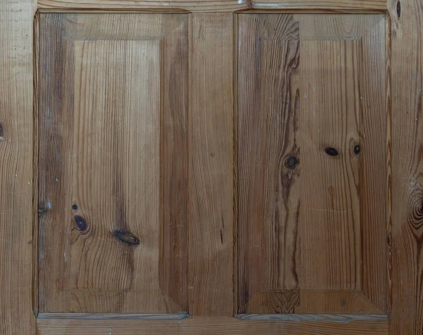 Bruine houten textuur. deurachtergrond — Stockfoto