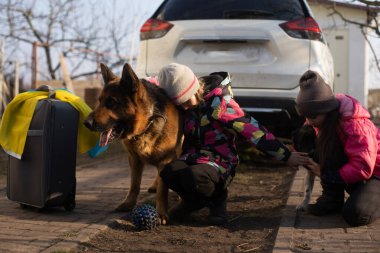 Ukraynalı mültecilerin Rusya savaşı sırasında Avrupa 'ya kaçması