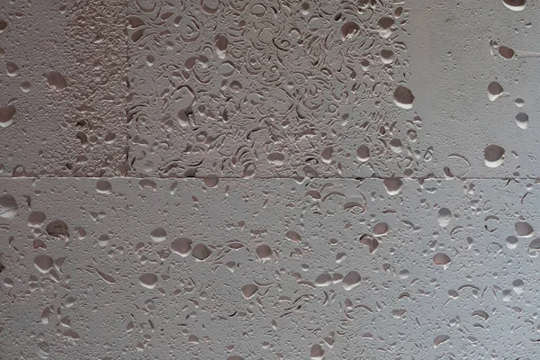 Dinding bertekstur dilapisi dengan ubin batuan shell. — Stok Foto