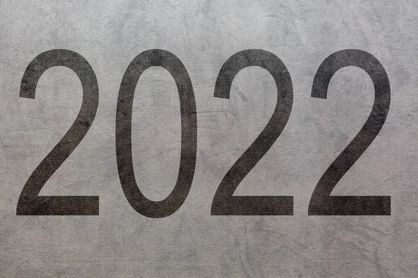 2022 рік написаний на старовинному тлі — стокове фото