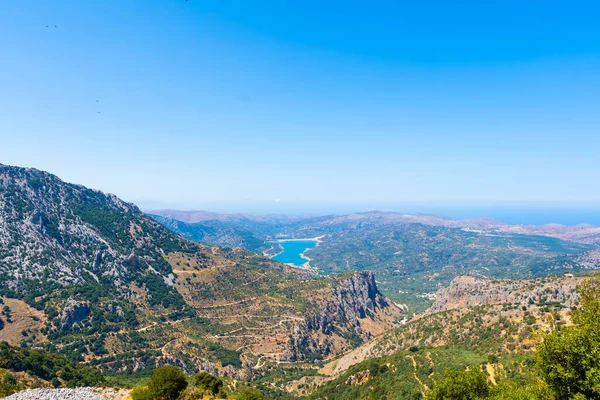 Kreta berglandschap, bovenaanzicht. — Stockfoto