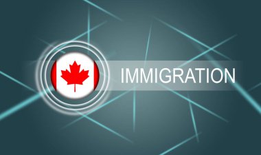 Kanada bayrağı ve yazıt göçü