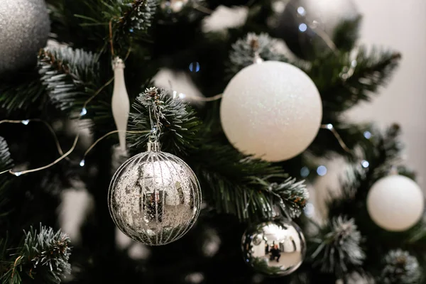 Christmas Hanging decoration, christmas tree, gifts — Foto de Stock