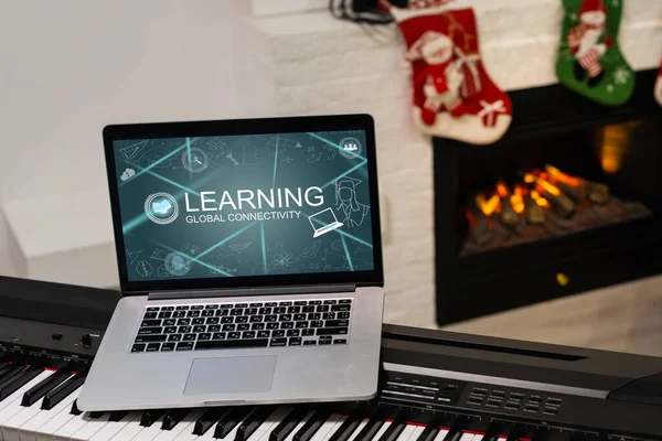 Curso online, e-learning. Educação online — Fotografia de Stock