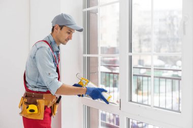 Yeni plastik pvc pencere yükleme alt.