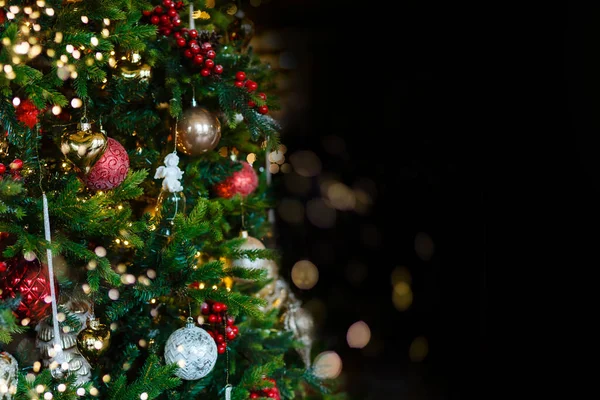 2023 Καλά Χριστούγεννα Και Πρωτοχρονιά Διακοπές Φόντο Θολή Φόντο Bokeh — Φωτογραφία Αρχείου