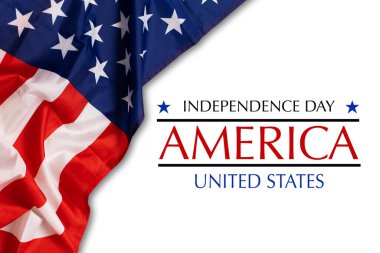 Bağımsızlık Günü'nü kutluyoruz. Amerika Birleşik Devletleri ABD bayrağı arka plan 4 Temmuz için