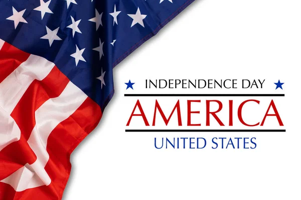独立記念日を祝う アメリカ合衆国 7月4日のアメリカ合衆国旗の背景 — ストック写真