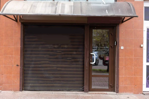 Entrance Group Building Door — Stock Fotó