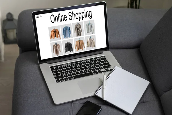 Dijital Çevrimiçi Pazarlama Ticareti Konsepti.