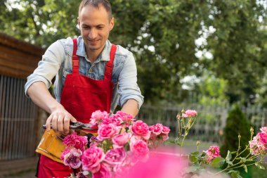 Bahçıvan budanır güller