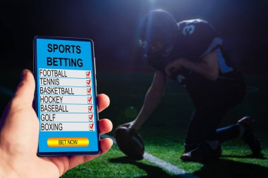 Amerikan futbol maçında cep telefonu ve bahis..