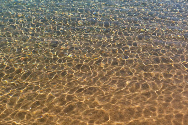 Den Stora Grunda Lagunen Röda Havet Bakgrunden Den Avlägsna Sanden — Stockfoto