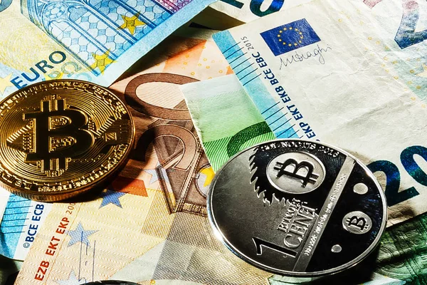 Picture Crypto Money Bitcoin — Stock Photo, Image