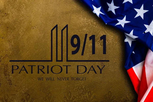 Patriot Day Usa День Сша Про Американський Прапор Фотографія Високої — стокове фото