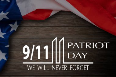 Memorial Day Remember and Honor text and America flag on white background. Happy Memorial Day National USA holiday, 3d render
