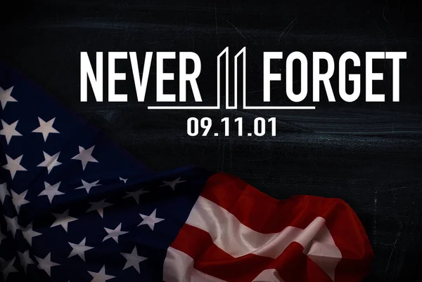 Patriot Ημέρα Εικονογράφηση Φόντο Δεν Ξεχάσουμε Ποτέ Την 11Η Σεπτεμβρίου — Φωτογραφία Αρχείου