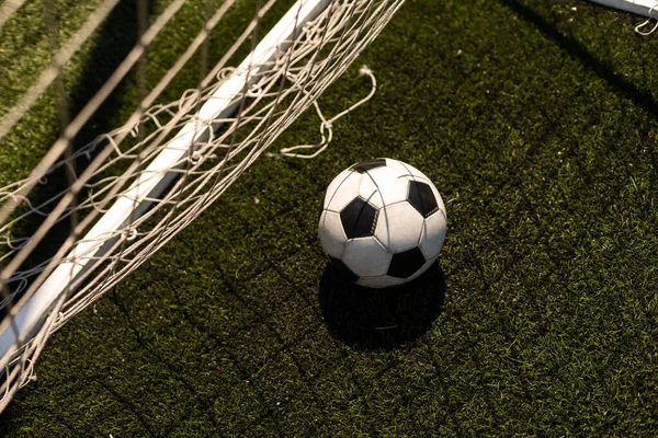 Футбол Траві Стадіоні — стокове фото