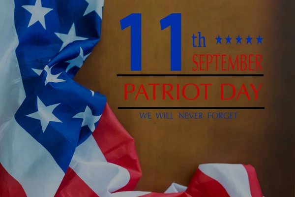 Patriot Day Illustration Newer Forget Patriotic Illustration American Flag High — Stock Photo, Image