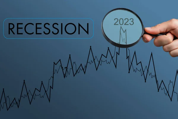 Economic Recovery 2022 Timeline Chart Diagram Global Economic Recovery Crisis — Photo