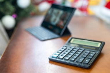 Noel balosu, Noel, hesap makinesi, tablet.