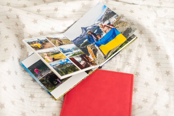 Section Photobook Showing Beautiful Travel Scenery — 스톡 사진