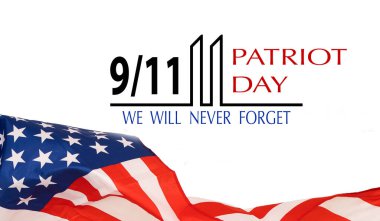 Patriot Day of USA background on american flag. High quality photo