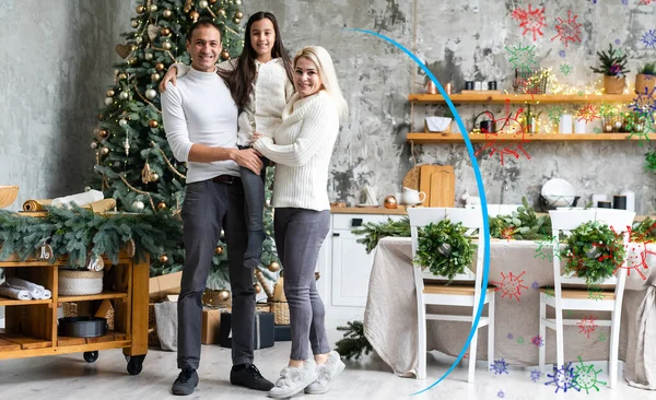 Virüs koruması olarak sanal engeli olan aile.