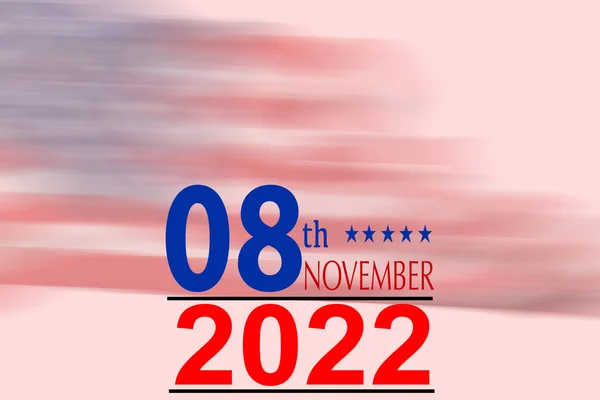 Illustration Graphic Election 2022 Circle Shape Perfect Election Day Wallpaper — Stock Photo, Image