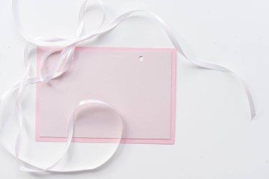 Metin için boşluğu olan kart. Seçici odak