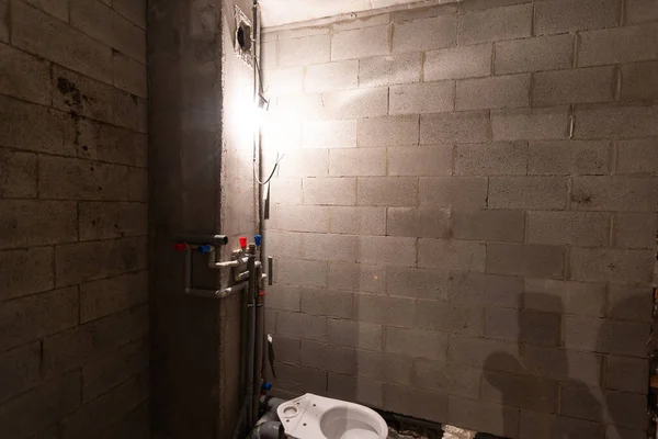 Reparatur Bad Sanitär Und Toilette — Stockfoto