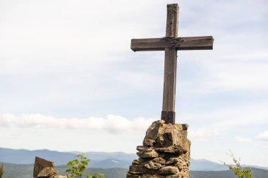 Eski bir mezarlık çapraz.