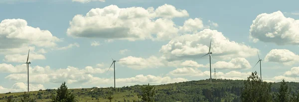 Landscape with Turbine Green Energy Electricity, Windmill for electric power production