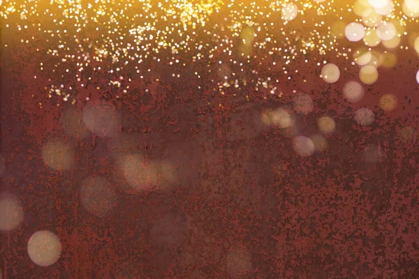 Ściana Światłami Girlandy Żarówki Tekstura Szorstki Tło Beton Tynk Ściana — Zdjęcie stockowe