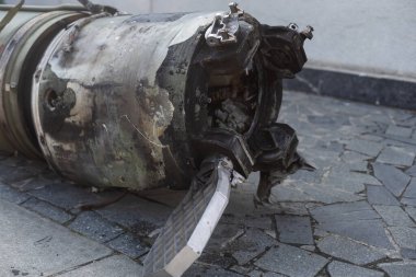 Kyiv 'deki bozuk bir Rus füzesi..