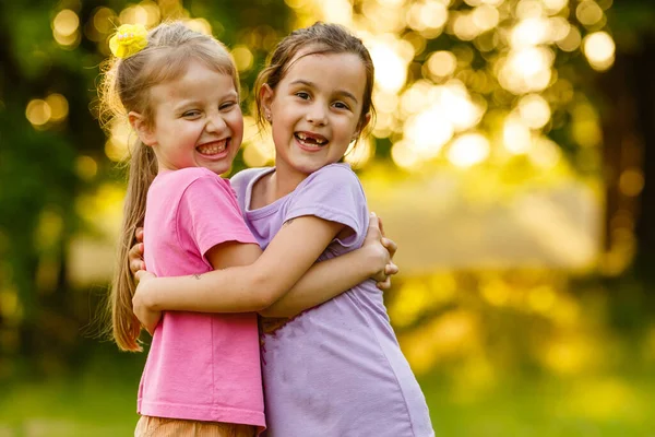 Beste Vrienden Die Samen Spelen — Stockfoto