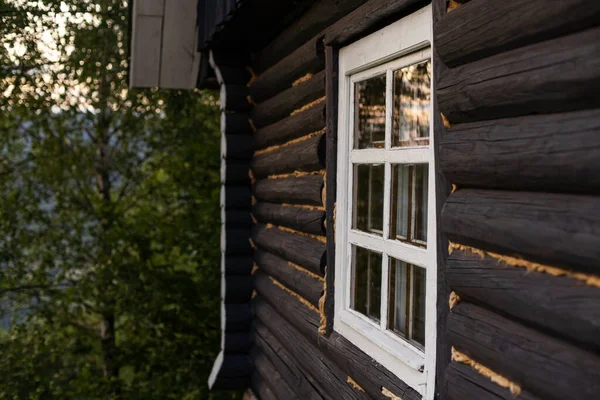 Old Wooden House Log House — Stock Photo, Image