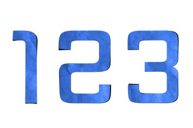 Arka plan (1 2 3 numara geri dönüştürülmüş kağıt el sanatları sopa)