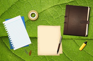 kalem ve kitap ofis kağıtları