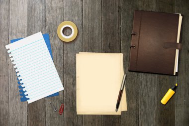 kalem ve kitap ofis kağıtları