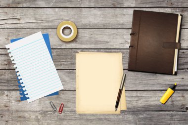 kalem ve kitap ofis kağıtları