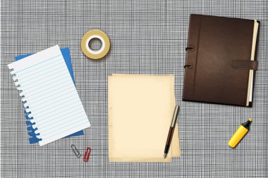 kalem ve kitap ofis kağıtları